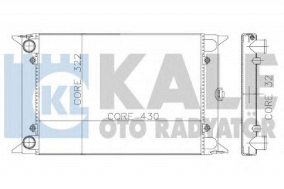 KALE OTO RADYATOR 138800 -  Радиатор, охлаждение двигателя